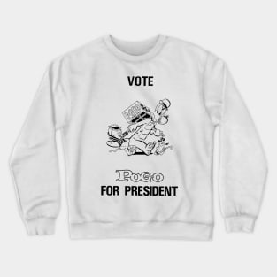 Vote Pogo for President Classic 1950’s Comic Crewneck Sweatshirt